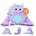 Monsters Stuffed Animal Huggable Plush Toy - Soft Plush Monster - 2.25Lb Purple Stuffed Animal Companion