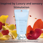 Di Amantes Blue Femme Clitoral Stimulant Gel – Vanilla Sugar Aphrodisiac Gel For Enhanced Sensitivity –Cooling & Tingling Effect – With Ginkgo Biloba & Jambu