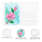 50 Pack Watercolor Postcards, 100% Cotton 140lb 300gsm Blank Postcard Set