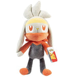 Large 12" Raboot Plush - Officially Licensed - Sword & Shield Scorbunny Evolution - Authentic Soft Stuffed Animal Toy Figure - Christmas Stocking Stuffer Gift For Kids, Boys, Girls - 2+