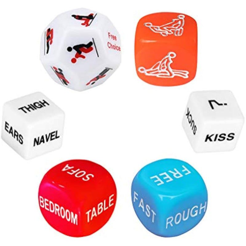 Funny Date Night Dice For Couples Valentine'S Day Gift For Women Men Decider Dice Couple Game Dice For Girlfriend Boyfriend Wedding Anniversary Christmas Birthday Gifts 15Ft-Style66