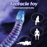 22In Silicone Super Long Tentacle Anal Dildo Butt Plug Strong Suction Cup Realistic Monster Octopus Dildos Anal Vaginal Prostate Massage G-Spot Sex Toys For Beginner Advanced Men Women (S)