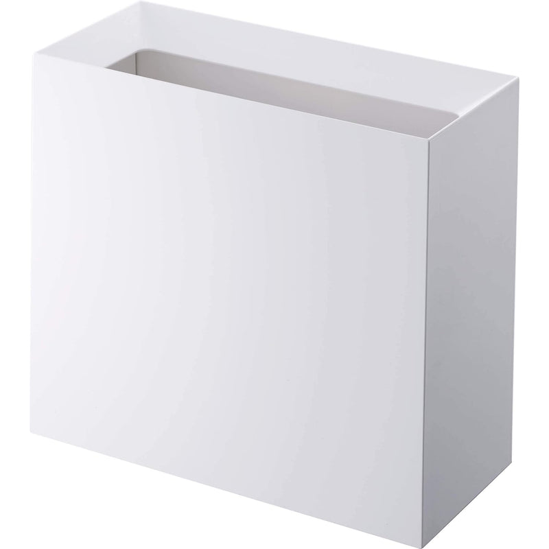 Modern Garbage Waste Basket With Handle | Plastic | Trash Can, One Size, White