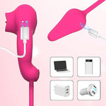 Vibrating Cock Ring Silicone Male Penis Rings With Bullet Vibrator Clitoral Stimulator With 10 Licking & 10 Vibration Modes Delayed Rings Longer Stronger Erection Pleasure Couple Vibrator