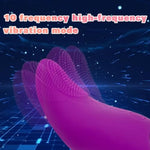 Sex Toys 10 Frequency Vibrating Urethral Dilator Usb Charging Shock Absorber Urethral Sounds Stainless Steel Plug Penis Ring Dilator Adult For Couples(Purple)