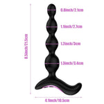 Vibrating Anal Beads + 17.3 Inch Long Realistic Huge Thick Dildo
