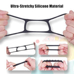 4Pcs Silicone Cock Ring Set With Ball Stretcher Different Size Penis Rings Kit Combination For Erection Enhancing, Male Cock Sleeve Penis Enlargement Stretchy Adult Sex Toys For Men Couples