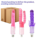 Sex Machine Attachments 3 Style Dildo Toy, 3XLR Connector Dildo Attachment, Adult Thrusting Machines Accessories