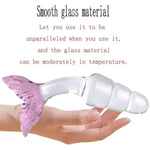Crystal Glass Anal Butt Plug,Glass Anal Plug Crystal Dildo Classic Bulb Butt Plug Expansion Anal Masturbation Vagina Massager Unisex Sex Toy Glass Anal Plug For Men Women(Style 2)