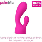 Palmbliss Silicone Attachment Head, Dual Stimulation For Internal And External Pleasure, Compatible With Massagers, Soft Touch Silicone