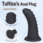 Dildo Soft Silicone Anal Plug with Strong Suction Cup for Hands-Free Play Butt Plug for Advance Player Women G-spot Stimulation Prostate Massage Sex Toys Black XXL 12-inch