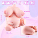 8.16Lb Realistic Sex Doll For Men, Pregnant Bbw Sex Dolls Torso With Soft Big Boobs Belly, Adult Female Sex Doll Women With 3D Vagina And Anus Wearing Lace, Male Masturbator Pussy For Orgasm