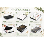 Large Flower Press Kit, 11.8 x 8.7 Inch, 6 Layers with Photo Frame & Bookmarks