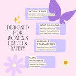 Feminine Wipes - Natural pH Balanced Intimate Wipes for women | Soothing, Gentle Cleansing | Feminine Hygiene Wipes for Sensitive Skin, Personal Care, & Daily Use