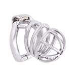 Medical Grade 304 Stainless Steel Ergonomic Design Chastity Device Easy To Wear Male Sm Penis Exercise Sex Toys K745 (45Mm/ M Size)