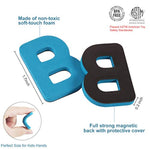 Magnetic Letters Kit, A-Z Foam Magnetic Letters, Alphabet Letters With Large Double-Side Magnet Board And Learning Cards, Educational Refrigerator Magnets For Preschool Learning Spelling (Colorful)