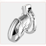 304 Stainless Steel Chastity Cage For Adult Male Chastity Device Sex Toy With Adjustable Cock Ring And Protective Cover, Comfortable & Hygienic (F-075)