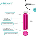 Pink Vibrating Strapless Strap On Silicone Dildo