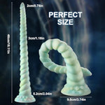 18.11" Long Knot Dildo Realistic Liquid Silicone Dildo With Powerful Suction Cup, Thick And Girthy Dildo For Women, Anal Play Prostate Massager Adult Sex Toy For Women Men And Couples
