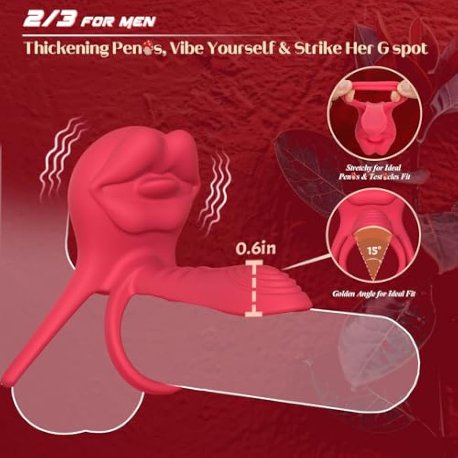 Vibrating Penis Sleeve Cock Ring With Full Lips Tongue Clitoral Stimul BlessMyBucket Vibrating Penis Sleeve Cock Ring With Full Lips Tongue Clitoral Stimul BlessMyBucket