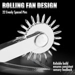Bdsm Toys Foreplay Pinwheel Sex Toys, Stainless Steel Wartenberg Wheel Roller Sex Tools Bondage Bdsm Bear Sensory Play, 22 Pins Flirting Stimulation Roller Portable Couple Sex Toys Adult Bedroom Play
