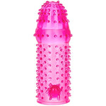 Nubbed Penis Sleeve With Clitoris Stimulator - Textured Cock Sleeve For Intense Stimulation - Flexible, Partner Pleasure, 12Cm