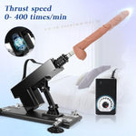 Sex Machine Thrusting Automatic Dildo Machines With Remote Control, Remote Control Thrusting Sex Machine With Attachments, Automatic Dildo Machine Adult Machine With 3 Xlr Connector (7 Set)