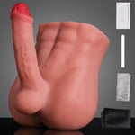 7 Lb Male Sex Doll With Flexible Dildo, Realistic Torso Dildo For Women 7 Inch Thick Long Penis With Anal Channel For Gay Hands-Free Sex Toy Unisex Masturbator With Accessories For Female Men Couples
