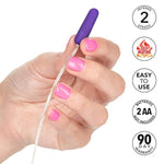 Whisper Micro Bullet – Self Heating Wired Pocket Bullet Vibrator - Remote Control Sex Toys For Couples - Adult Egg Massager - 1.25 Inch - Purple (Pack Of 2)