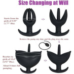 Inflatable Anal Plug, Flower-Shape Soft Butt Plug, Anal Pump, Anus Dilator Expander Anal Dildo For Unisex Gay Sex Game Prostate Massager