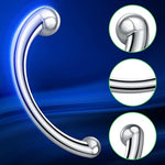 Anal Hook Plug And Metal Wand - Stainless Metal Massager Prostate Masturbation Sex Toy For Men And Women