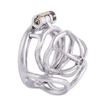 Male Chastity Cage Medical Grade 304 Stainless Steel Ergonomic Design Mens Sexual Health Sm Penis Exercise Sex Toys B140 (1.57 Inch / 40Mm)