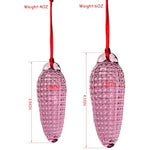 Glass Butt Plug,Crystal Anal Plug,Corn Butt Trainer with Safe Rope,Adult Sex Toys,Portable Bum Bomb Plug,Anal Masturbation Prostate Massager for Lesbian Gay and Couples