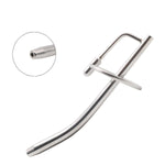 Electroshock Stainless Hollow Smoothness Urethral Plug Urethral Sound Massager Bodys And Insertion Rod Masturbation Excitement And Joy Bdsm For Males, 9Mm, Sliver