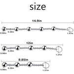Adult Sensory Toys Expanding Butt Toys With Anal Beads 25Mm Stainless Steel Anales Plug For Men Women Sm Anal Sex Toy (3Balls)