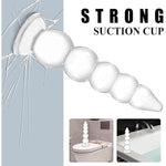 Large Anal Butt Plug With Strong Suction Cup, Flexible Clear Anus Training Sex Toy For Men Women, Experts Masturbation (15.6Inch)