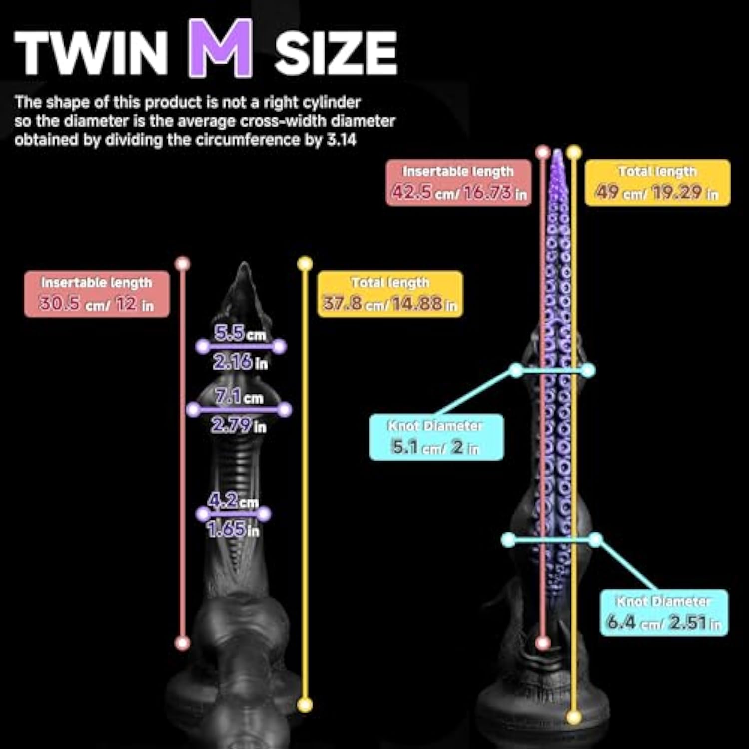 Dual-Headed Anal Plug Silicone Butt Plug Overlength Anal Toy,Silicone Penis For Men Women?Textured Anal Sex Toys Designed With Suction Cups,Designed With A Barbed Tip For Prostate Stimulation (D304-M) BlessMyBucket Dual-Headed Anal Plug Silicone Butt Plug Overlength Anal Toy,Silicone Penis For Men Women?Textured Anal Sex Toys Designed With Suction Cups,Designed With A Barbed Tip For Prostate Stimulation (D304-M) BlessMyBucket