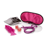 Fifty Ways To Tease Your Lover –Sex Card Game With Blindfold Restraint Rope Dice & Feather Tickler Adult Sex Toys For Couples