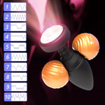 Vibrating Butt Plug Silicone Anal Plug With Luminous Base - 10 Modes Vibrating Anal Vibrators Remote Control Light Up Anal Plug For Prostate Massage,Clitoral Stimulation For Men Women,Couples