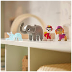 PAW Patrol Jungle Pups, Figurines Articulées Marshall, Skye & Elephant Avec Lance-Projectile, jouets Pour Les garçons, Black
