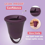 Reusable Menstrual Cup Heavy Flow Kit, Size B