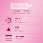 Durex Extra Thin Bubblegum Flavoured Condoms for Men-10s (Pack of 3)