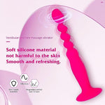 Meired Vibrating Butt Plug Anal Plug Training Toy, Bullet Vibrator Anal Sex Toys With Suction Cup Base For Male,Female And Beginner