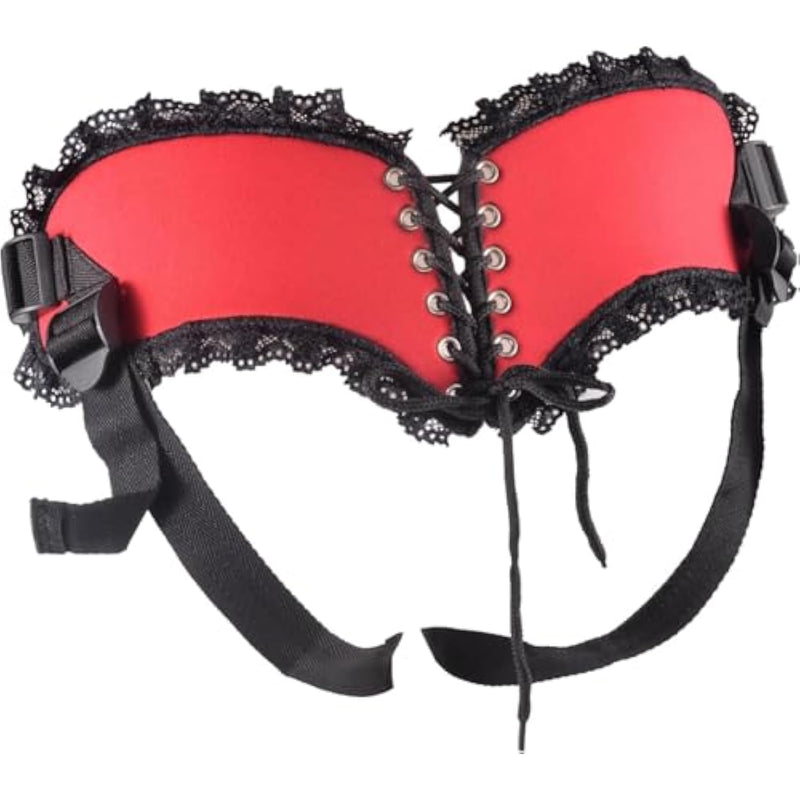 Harness Seatbelt Adjustable Adult Erotica With 3 Different O-Ring Sizes + 7" Realistic Jelly Dildo For Beginners For Vaginal G-Spot And Anal Play