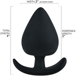 Large Silicone Anal Plug - Thick And Long Butt Stimulator For Men And Women