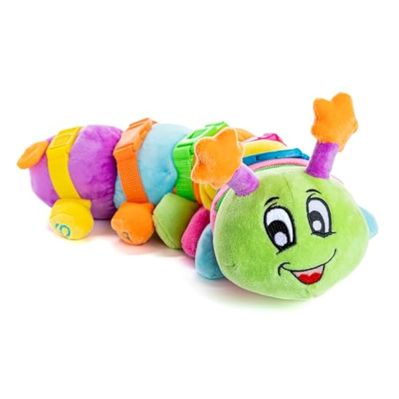 - Bentley Caterpillar - Travel With Toddler Must Have Activity Toy - Fine Motor Skill Development - Counting And Color Recognition Stuffed Animal