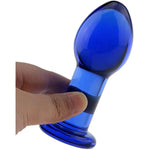 Glass Crystal Ball Anal Plug G-Spot Stimulator Butt Pleasure Wand