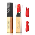 Rose Gold Rechargeable Mini Vibrator for Clitoral and Nipple Stimulation with 10 Powerful Vibration Modes and Waterproof Design