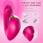 Vibrator Adult Sex Toys For Women - 4 In 1 Tongue Thrusting Sex Swing Toys With 10 Vibrating Modes & 10 Rotating Modes, G Spot Clit Stimulator Pleasure Tools For Female Couples Games