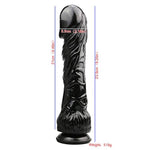 9.25 Inch Realistic Dildo Big Thick Head For Size Queens, Realistic Skin Texture, Flexible Silicone Adult Sex Toy With Powerful Suction Cup Anal Dildos For Women, Couples, Men